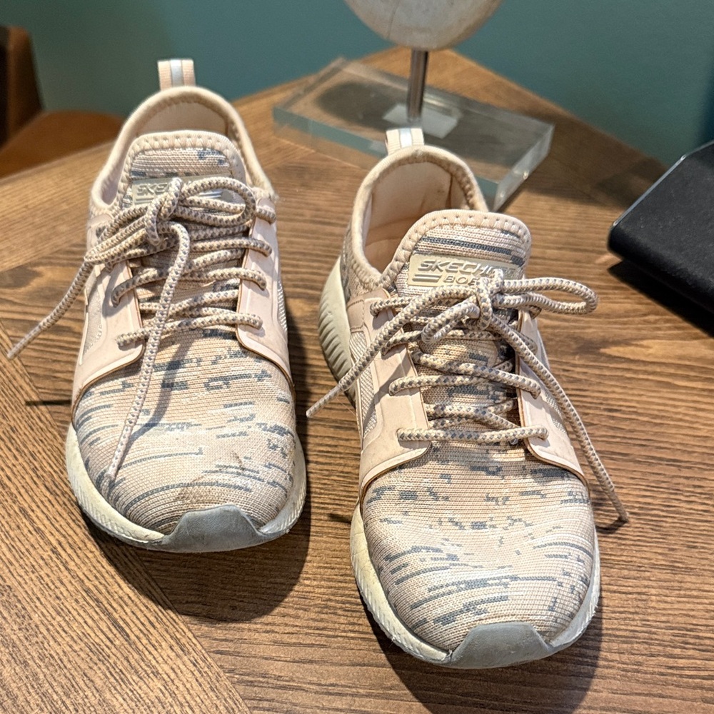 Skechers Light Tan Camouflage Sneakers